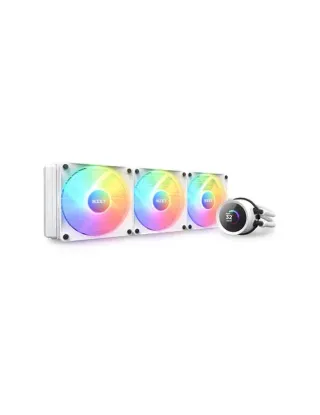 Nzxt Kraken 360 Rgb - 360mm Aio Cpu Liquid Cooler With Lcd Display - White