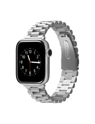 Viva Madrid Dayton Metal Watch Strap For Apple Watch 42/44/45MM - Silver