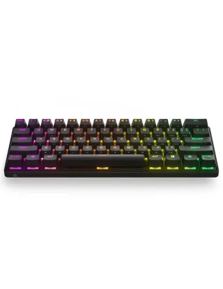 لوحة مفاتيح الألعاب الميكانيكية وايرليس  APEX PRO MINI RGB من شركة STEEL SERIES  اللون الأسود