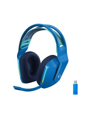 سماعة الألعاب  G733وايرليس لايت سبيد بها اضاءه ار جي بي من شركة لوجيتيك اللون ألازرق