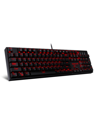 Redragon SURARA Mechanical Gaming Keyboard with 104 Keys - Quiet-Red Switches