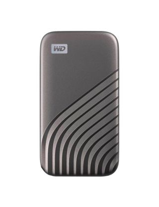 محرك أقراص الحالة الصلبة WD My Passport SSD سعة 2 تيرابايت USB 3.2 – اللون الرمادي