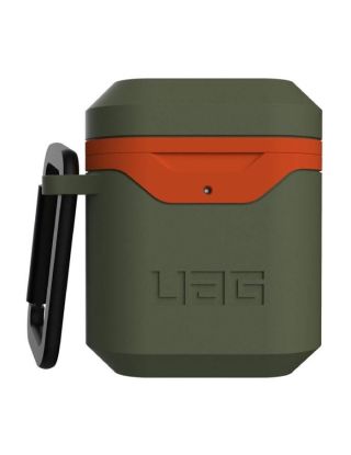 UAG Apple Airpods Gen 1& 2 Hard Case V2 - Olive/Orange