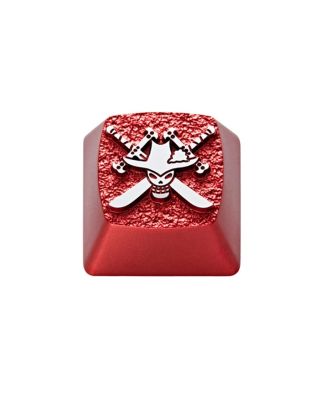 ZomoPlus Customized MIHAWK Cherry MX Switches And Clones, One Piece Theme Metal Keycap With CNC Engraving (1u Size) For Mechanical Gaming Keyboard