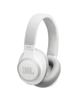 سماعة الرأس جاي بي إل لايف فوق الأذن اللاسلكية مع خاصية إلغاء الضوضاء (650BTNC) - أبيض