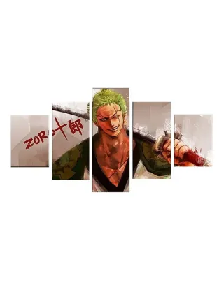Anime One Piece - Roronoa Zoro 5 Piece Wall Painting Canvas Art Poster -  WLL-RNA-ZORO