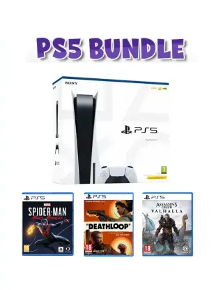 Sony PS5 Console (European CD Version) - R2 With Three Games Bundle Offer