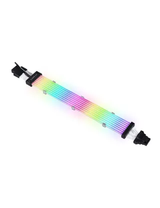 LIAN LI STRIMER PLUS V2 12+4 to 12+4-Pin, 8 Light Guides Addressable RGB Extension Cable