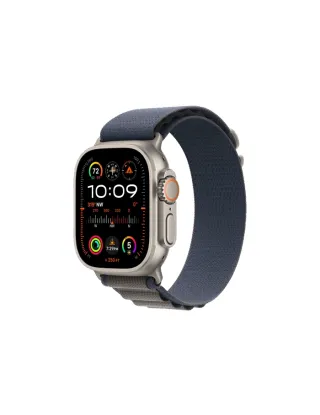 Apple Watch Ultra 2 Gps + Cellular, 49mm Titanium Case With Blue Alpine Loop - Small