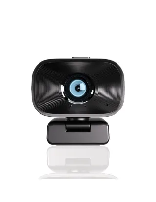 Powerology 1080p Web Cam With 5x Digital Zoom In-built Mic And Speaker- Black