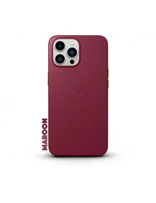 Goui Magnetic Cover For Iphone 15 Pro 6.1 Inch - Maroon