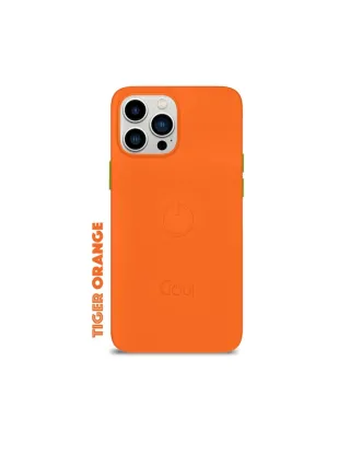 Goui Magnetic Cover For Iphone 15 Pro Max 6.7 Inch - Tiger Orange