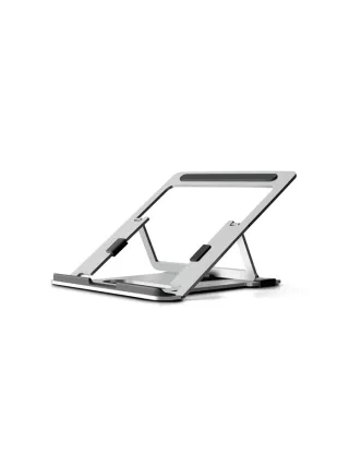 Aluminium Stand For 11 -15.6 Inch Laptop And Tablets With Carrying Pouch - Silver