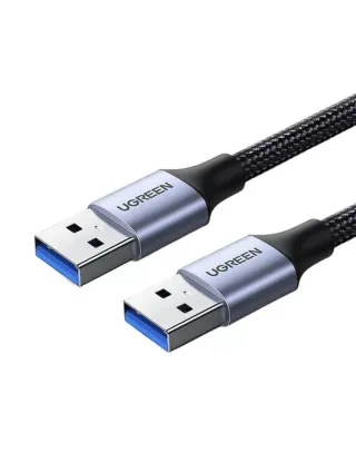 Ugreen Usb-a Male To Usb-a Male Usb 3.0 Alu Case Braided Cable 2m