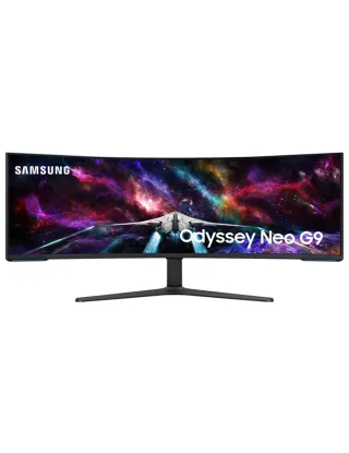 Samsung 57 Inch Odyssey Neo G9 G95nc Dual Uhd Curved Gaming Monitor 240hz Refresh Rate 1ms(Gtg) Response Time - White