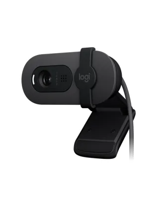 Logitech Brio 100 Full Hd 1080p Webcam With Integrated Privacy Shutter - Graphite