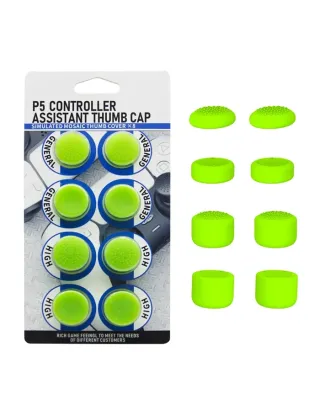 Ps5 Controller Assistant Thumb Cap 8pack - Green