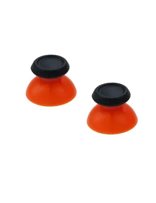 Ps5 Analog Cover 3d Thumb Sticks Cap For Sony Ps5(2pack) - Black/orange