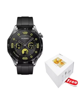 Huawei Watch Gt 4 (46mm) - Black With Free Huawei-gift
