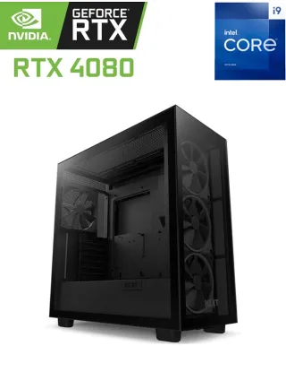 Nzxt H7 Elite Edition Atx Intel Core I9-13900kf Rtx 4080 Mid Tower Gaming Pc