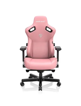 كرسي الألعاب ANDASEAT KAISER 3 SERIES PREMIUM المريح مقاس XL (موسع) اللون الوردي كريمي