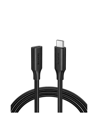 Ugreen Usb-c C/m To Usb-c /f Gen2 5a Extension Cable 1m - Black