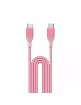 Momax 1-link Flow Cc X 60w Usb-c Cable (1.2m) - Pink