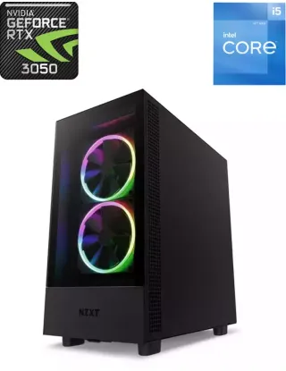 Nzxt H Series H5 Intel Core I5-12400f Cpu (12th Gen) Rtx 3050 Gaming Pc