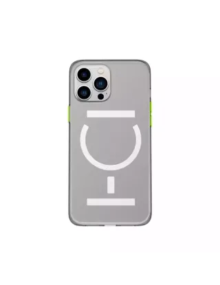 Goui Magnetic Cover With Magnetic Bar For Iphone 15 Pro 6.1-inch Transparent