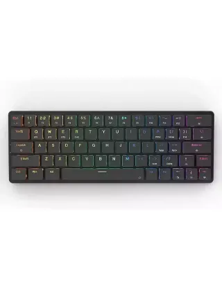 Redragon Elise Pro K624p-kbs 2.4g/bluetooth/wired 63 Key Low-profile Mechanical Keyboard - Switches Dust-proof Red