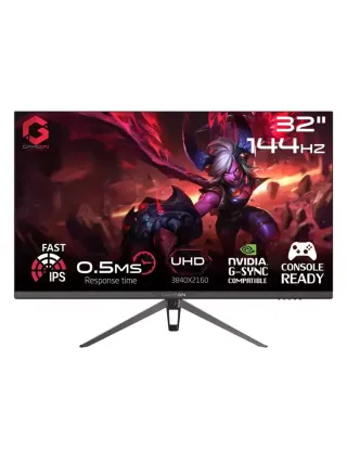 GAMEON GOP32UHD144IPS 32-inch UHD, 144Hz, MPRT 0.5ms, HDMI 2.1, IPS Gaming Monitor (Support PS5)