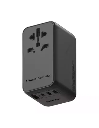 Momax 1-World 140W 4-Port + AC Travel Adaptor(with 140W USB-C cable)
