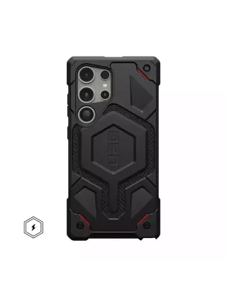 Uag Monarch Pro Magnetic Kevlar Series Galaxy S24 Ultra Case - Kevlar Black