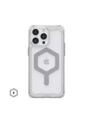 Uag Plyo For Magsafe Iphone 15 Pro Max Case - Ice/silver