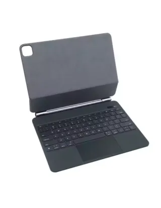 Sia Magic Keyboard Case With Led Power Display For Ipad Pro 12.9 Inch (Backlight) - Black Arabic Layout