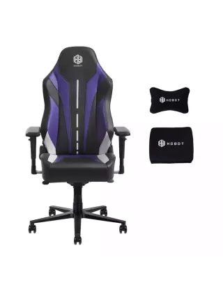 Hobot Milkyway Swivel Style Office Ergonomic Gaming Chair - Black/blue
