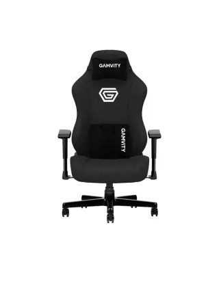 Gamvity High-density Molded Foam Fabric Gaming Chair - Black