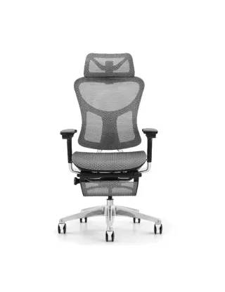 Luxury Modern Heavy Duty Ergonomic Gaming/office Chair - Mesh Grey