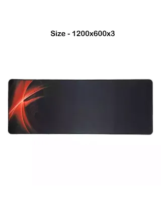 Gaming Mouse Pad - Black And Red (1200x600x3)