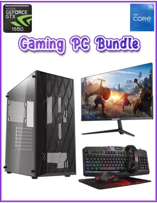 Darkflash Dk352 Intel Core I5-11th Gen Gaming Pc With Gaming Monitor And Gaming Kit Bundle Offer