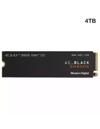 Wd 4tb Wd_black Sn850x Gaming Internal Nvme Pcie 4.0 Ssd