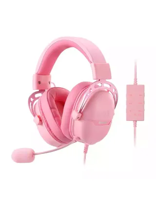 Redragon H376 Aurora Wired Gaming Headset - Pink