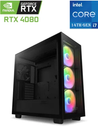 Nzxt H7 Elite Edition Intel Core I7 - 14th Gen Rtx 4080 Gaming Pc
