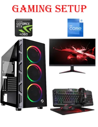 Gameon Trident Ii Intel Core I5 - 13th Gen Gaming Pc With Monitor And Gaming Kit Bundle Offer