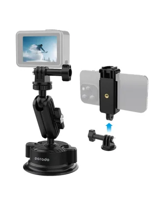 Porodo 2in1 Mobile And Camera Mount With Suction Base