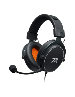 Fnatic React Gaming Headset For Esports With 53mm Drivers, Metal Frame, Precise Stereo Sound, Broadcaster Detachable Microphone