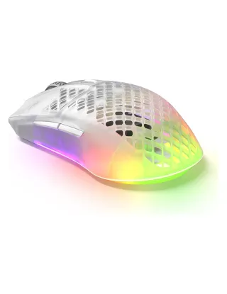 Steelseries Aerox 3 (2022) Ultra Lightweight Rgb Wireless Gaming Mouse - Ghost