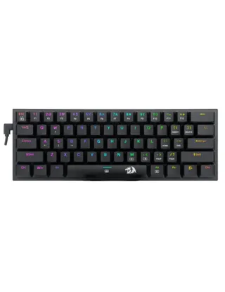 Redragon K614 Anivia 60% Ultra Thin Wired Mechanical Keyboard - Black