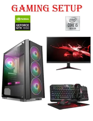 Sharx Intel Core I5 - 10th Gen Gaming Pc With Monitor AndGaming Kit Bundle Offer
