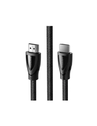 Ugreen Hdmi Cable 2m Male To Male With Cotton Braided - Black